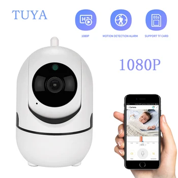 Tuya Liv FULD HD 1080P IP-Kamera Med Wifi Til Hjemmet overvågningskamera Cloud Storage To-vejs Audio Trådløse Mini Computer Kamera