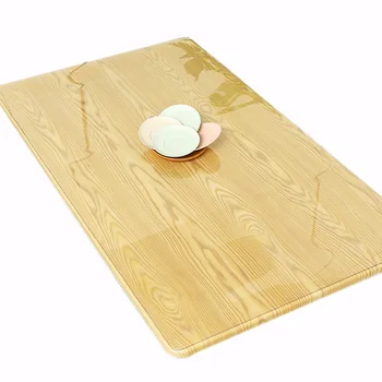 Oval Lugtfri vandtæt dug PVC transparent tabel mat party non-slip deco cover til rektangel spisebord tilpasse
