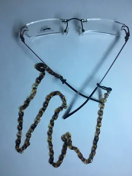 Skildpadden solbrille ledningen acetat plast kæde brille holder brillerne holder