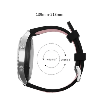 Udskiftning Urrem til Samsung Galaxy Se 46mm Rem Band til Samsung Gear S3 for Ticwatch Tic se Pro 22mm Bredde
