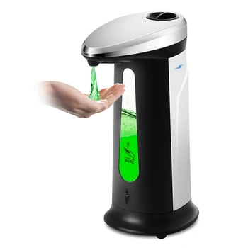 Flydende Sæbe 400Ml Automatisk Intelligent Sensor Induktion Berøringsfri ABS Hånd Vask Dispensere til Køkken Badeværelse