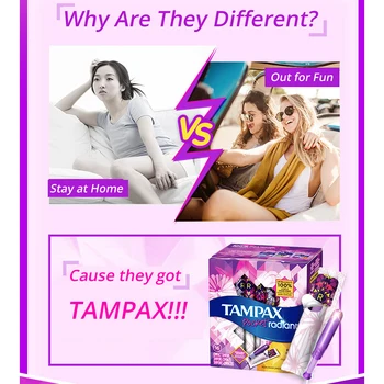 7 Stk Tampax Super Sugeevne Tamponer Korte Indre Kateter Genlukkelig Indpakning Erstatte kvinders sundheds-pad eller menstruationskop