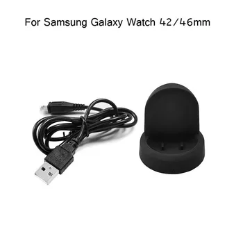 Bærbart Trådløst Hurtig Opladning Strømforsyning Oplader Til Samsung Galaxy Se 46mm 42mm opladerstand