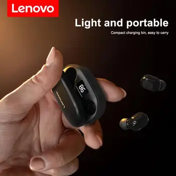 Originale Lenovo XT91 TWS Hovedtelefoner Trådløse Bluetooth Hovedtelefoner til Gaming Headset Stereo bas Med Mic støjundertrykkelse Øretelefoner