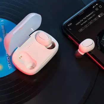 Bluetooth Hovedtelefoner 5.0 Trådløse Hovedtelefoner luft prikker TWS i-Øret Øretelefoner Vandtæt Mini Headset 3D Stereo Lyd Sport Ørestykke