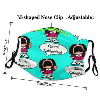 Ikke-Disponible Voksen Mafalda Og Munden Ansigtsmaske Støvtæt Beskyttelse Cover Respirator Dæmpe