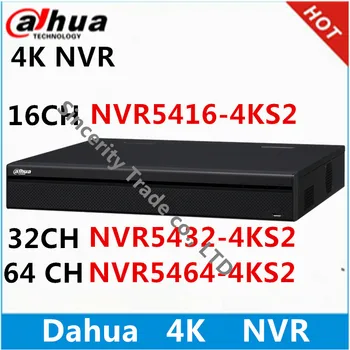 Dahua 4K NVR NVR5416-4KS2 16ch & NVR5432-4KS2 32ch & NVR5464-4KS2 64ch & uden POE-porte Network Video Recorder