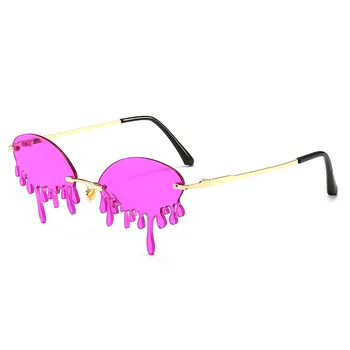 2020 Uindfattede Solbriller Kvinder, mode, Vintage Unikke Tårer Form Steampunk Solbriller Kvindelige Gafas Nuancer UV400 Oculos Feminino