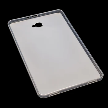 Miljøvenlig Silicon Cover til Samsung Galaxy Tab En A6 10.1 2016 Tilfælde T580 T585 SM-T580 SM-T585 Funda Coque