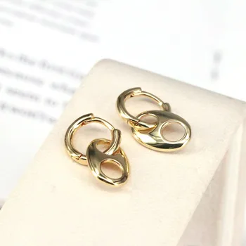 10Pairs Guld fyldt geometri dingle øreringe til kvinder hot fashion trendy smykker