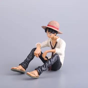 Et Stykke Anime Figur Legetøj Monkey D Ruffy Sofa Sidder PVC-Action Figur Legetøj Ruffy Action Figur Samling Model Doll Gave