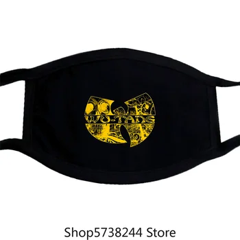 Wu Tang Clan Herre Sort Rock Maske Nye Størrelser S-Xxxl Vaskbar Genanvendelige Maske