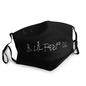 Helt ny 3d-Print Lil Peep støvtæt Pm 2.5 Munden Maske Harajuku Drenge/piger støvtæt Maske Lil Peep Mand/kvinder, ansigtsmaske