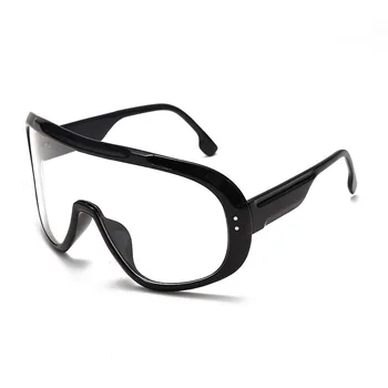 Et Stykke Goggle Solbriller Kvinder Luksus Brand Designer Retro Overdimensioneret Ramme Sol Briller, Rektangel Solbriller Oculos Feminino