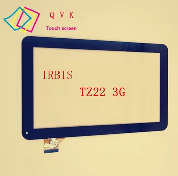 Sort For IRBIS TZ21 TZ22 3G 10.1 tommers tablet pc, kapacitiv touch screen panel digitizer glas Gratis Fragt