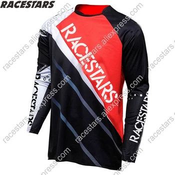 RACESTARS 2020 Mænd er ned ad bakke Trøjer Mountainbike-MTB-Shirts Offroad DH Motorcykel Jersey Motocross med sportstøj BMX Tøj MX
