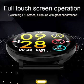 Super Slim Smart Ur Kvinder Mænd IP68 Vandtæt pulsmåler Fitness Armbånd Smartwatch Til HuaWei Apple Iphone Xiaomi