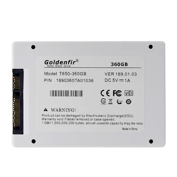 2018 Laveste pris Goldenfir 2,5 tommer SSD 360GB hd SSD Bærbar ssd-harddisk 2.5 SSD til bærbare