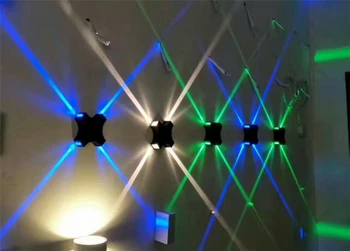 CREE LED væglampe uden 12W 9W væg kunst, udendørs belysning sort/hvid en vandtæt indendørs/udendørs 30% off