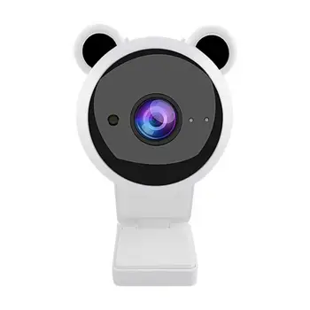 USB 2.0 Søde Panda 1080P HD-Webcam web-kamera Indbygget Mikrofon Auto Fokus webcam full hd 1080p camara web-para pc Til Arbejde