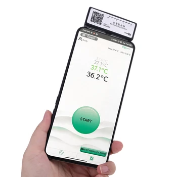 Mobiltelefon Termisk Infrarød Termometer Temperatur Optagelse af Type C med APP