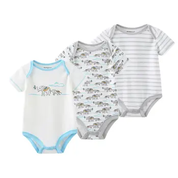 2020 Unisex Baby Pige Tøj Bodyer 3STK Nyfødte Bomuld Baby Boy Tøj Piger, Baby Tøj, Kort Ærme Roupas de bebe