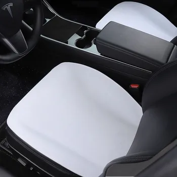 Flannel Polstret sæde cover Til Tesla Model 3 X S Fulde serie Lun, varm pude Bil ændret indvendigt tilbehør dekoration