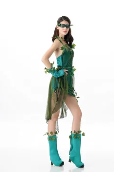 UTMEON-Halloween Blade Kostumer til Voksne Kvinder Guiden af Oz Grønne Skov Fe Kostume Have Fe Cosplay Kjole Guiden