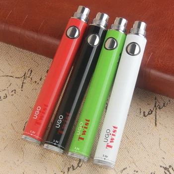 5Pcs/masse UGO Twist batteri elektronisk cigaret side afgift evod twist 3.3-4.8 Variabel Spænding 650/900mah batterier vape pen