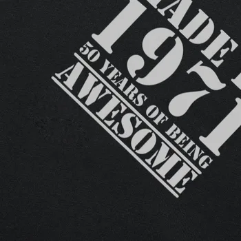 Sjove Lavet I 1971 50 År for at Være Fantastiske 40-års Fødselsdag Print Joke T-shirt Mand Casual Korte Ærmer Bomuld T-Shirts til Mænd