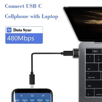 USB Type A-han til Type C Kvindelige Kabel-OTG-Adapteren Omformer Type Notebook-c Female til USB Mandlige Oplader Stik Data OTG-Adapteren