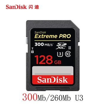 SanDisk Extreme Pro SD Kort 32GB 128GB 64GB 300 M U3 4K-Class 10 Hukommelseskort 32 64 128 GB Flash-Kort, SD-Hukommelse Carte SD, SDHC, SDXC