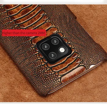 Ægte Læder Luksus telefonen sagen for Huawei Mate 20 pro P40 Pro P30 Lite P20 Pro Y7 Y9 Cover Til Ære 20 Pro 10 Lite 8X 10i