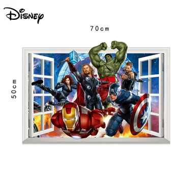 Disney Avengers klistermærker brudt muren 3D stickers til børneværelset baggrund klistermærker