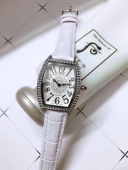 Tilpas Luksus mærke kvindelige mekaniske ure Franck samme design diamant damer armbåndsure ure til kvinder ur Gave til hustru