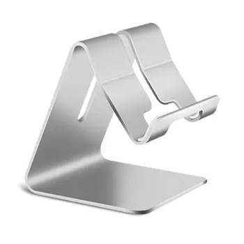 Universal Aluminium Legering Smart Phone Stå Bruser Indehaveren Opkræve Står Vugge Mount Til iPhone Metal Tabletter Stand For ipad Tablet