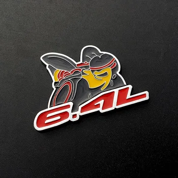 1stk 3D Metal scatpack Bumblebee Autobot emblem grill 6.4 L Badge Bil Mærkat bil styling Til Dodge Charger SRT8 SRT4 Chevrolet