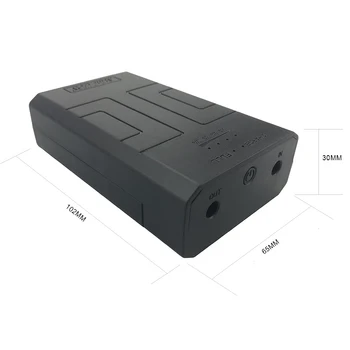 12V2A AC til DC-Mini Adapter (Uninterrupted Power Supply UPS Leverer nødstrøm Backup til CCTV Kamera med Batteri Indbygget