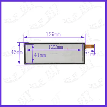 ZhiYuSun 12234C-A163 12241C-A152 129mm*45mm 7 wire TOUCH-SKÆRM, for at gps-glas 129*45 touch-panel