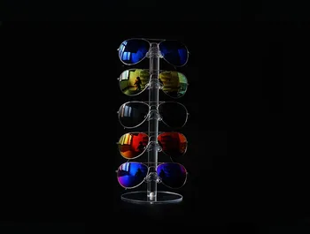 Høj Kvalitet Akryl Solbrille Displayet Stå Hylde Briller Fremvise Rack Smykker Indehaveren Briller Display Rekvisitter til 1 til 5 Par