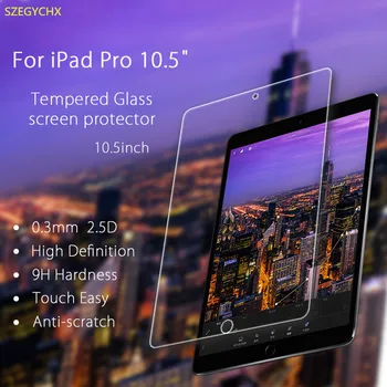 Hærdet Glas skærmbeskyttelse Til iPad Luft 3 10.5 Pro eksplosionssikker Klart Hærdet Beskyttende Film 2.5 D Radian 9H Hårdhed
