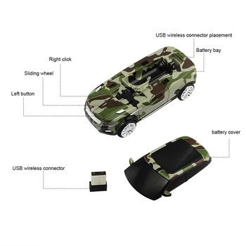 Optisk Trådløs Mus SUV Bil Auto Form Computer Mause 1200 DPI-Ergonomisk USB 3D-Mus Til Kid Apple Bærbare PC, Bærbare Macbook