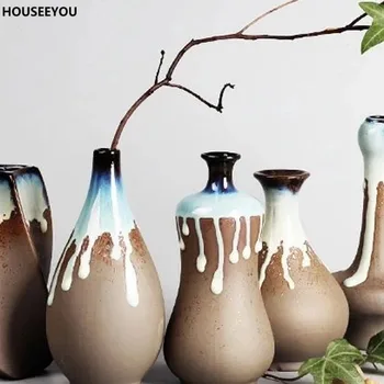 Moderne Minimalistisk Kreative Keramiske Store Blomstervaser Husstand Dekorative Håndværk Vaser Boligindretning, Pynt Tilbehør