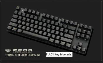Metoo XIAOGANGPAO 87/104 NØGLE blå skifter Computer Gaming Mekanisk Tastatur Til PC Desktop-russisk