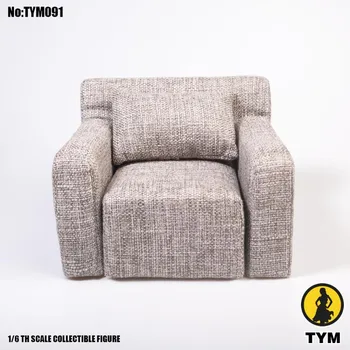 1/6 TYM091 Trendy Stof Sofa Enkelt Collectible Scene Model Toy passer til 12 tommer action figur tilbehør