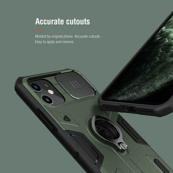Samsung Galaxy Note 20 Tilfælde NILLKIN CamShield Armor Case Cover til Note 20 S21 S21+ Plus Ultra med Ring Støtteben