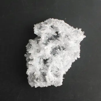 1PC Naturlig Klar Rock kvartskrystal Chrysanthemum Cluster Hvid Krystal Punkt Geode Reiki Healing Home Decor Gave