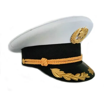 Sikkerhed Hvidt Store Cap Band Hvid Stor Cap Hatte Mode 2020 Kvinde og Mænd Militære Hat Militær Hær, Politi Uniformer Kaptajn Hat