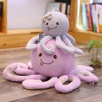 Octopus-Octopus Whale Fyldt Hav, Dyr, Børn, Baby Gaver Bløde Dukke Toy