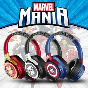 Marvel Certificeret Avengers trådløse Bluetooth headset Hovedtelefon type Iron Man, Captain America, Black Leopard spil headset